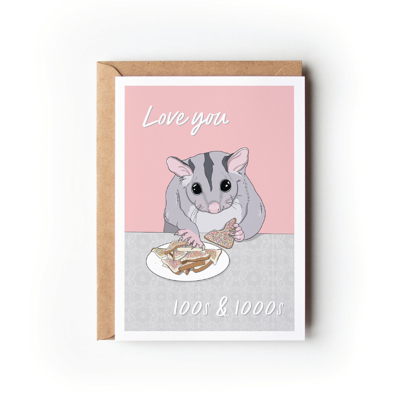 LOVE YOU POSSUM CARD
