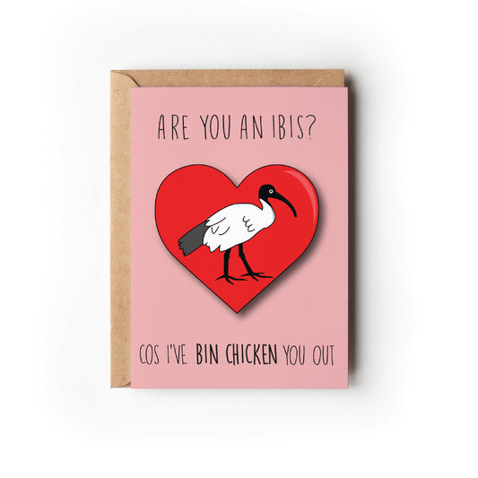 BIN CHICKEN CARD