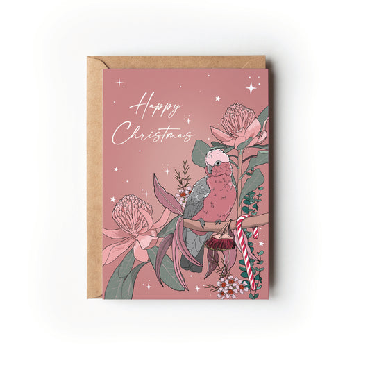 GALAH CHRISTMAS CARD - Case of 6
