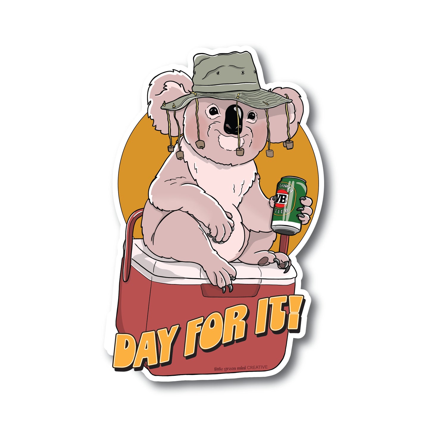 DAY FOR IT STICKER