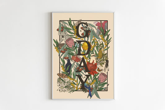 Imperfect G'Day Art Print