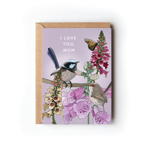I LOVE YOU, MUM CARD