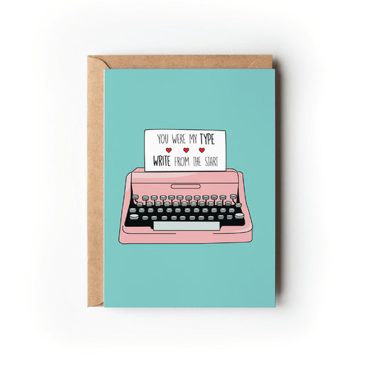 TYPEWRITER CARD