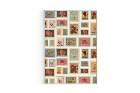 WILDFLOWER STAMPS POSTER